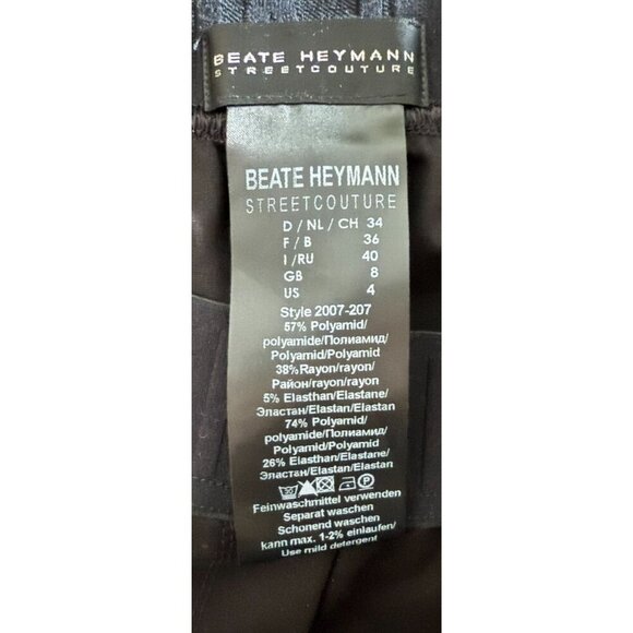 Beate Heymann Street Couture Viper Trousers SZ 4 'Different in Real Life' - Picture 10 of 12